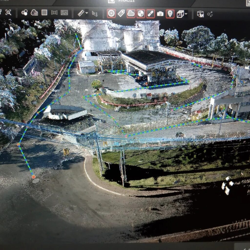 Escanemento 3d Base Combustivel